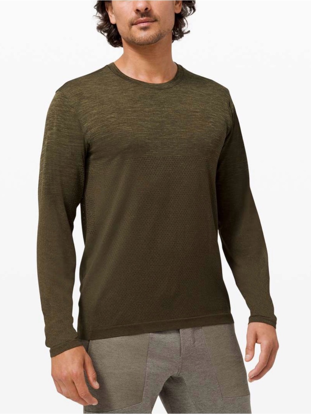Lululemon Metal Vent Breathe Green Long Sleeve
